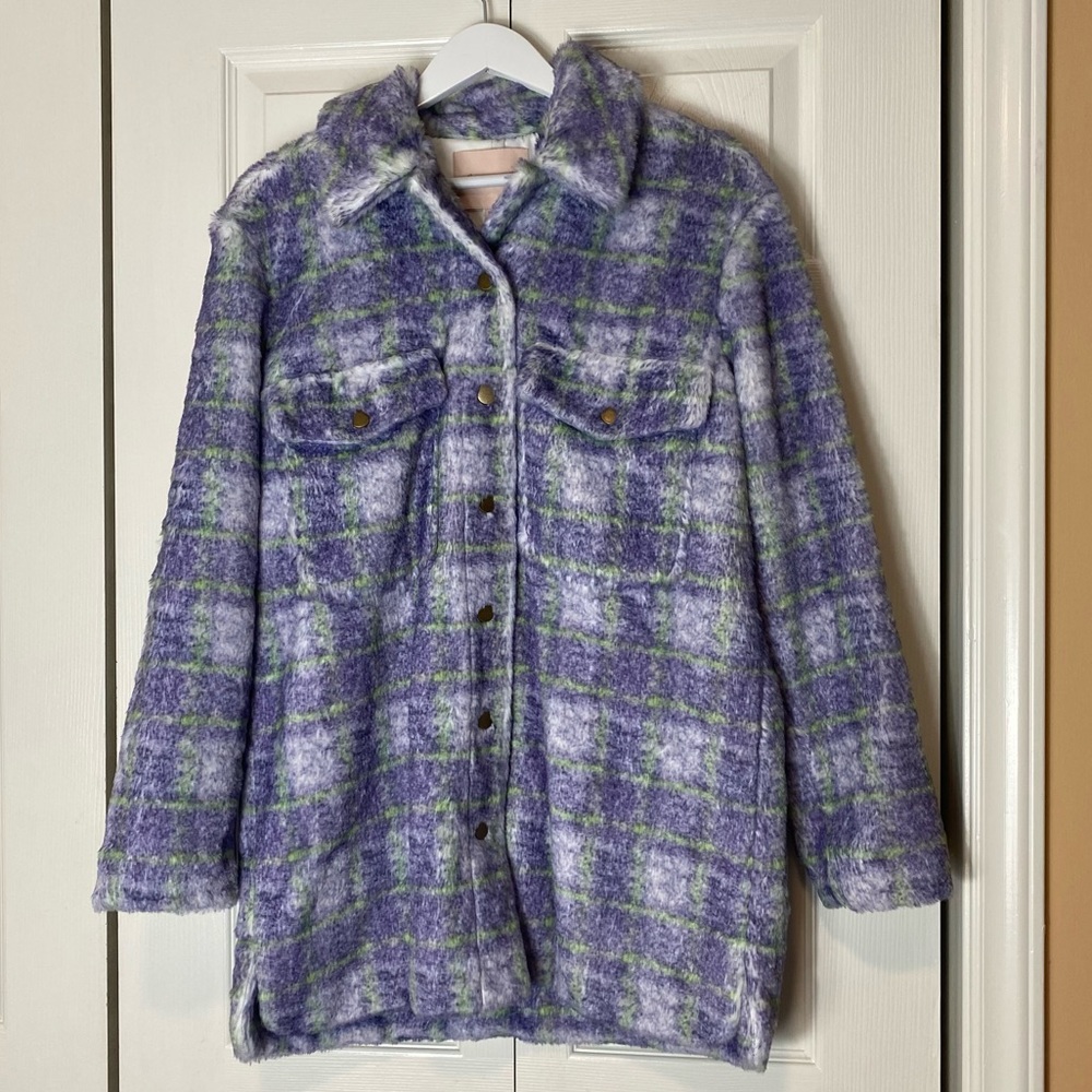 Anthropologie Hutch Donna Plaid Shirt Jacket - Picture 4 of 8
